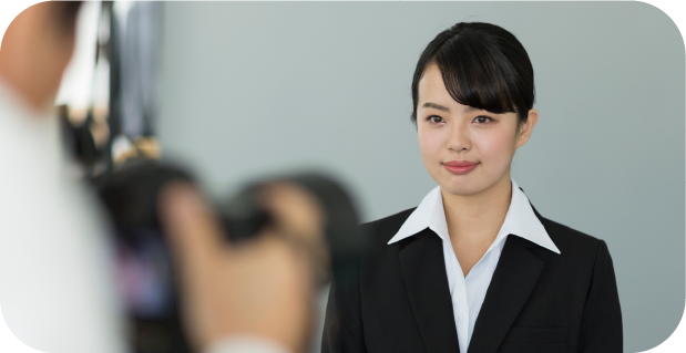 履歴書写真撮影イメージ画像